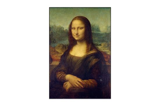 Akoestisch schilderij - Leonardo da Vinci - Mona Lisa